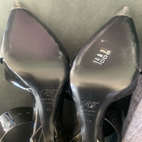 New Roger Vivier Black Patent Leather Pumps US 12/ EU 42 - Picture 10 of 10